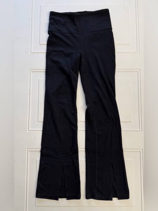 Athleta Pants - Athleta Women’s Sz S Black Elation Split Leg Flare Pants Leggings Activewear
